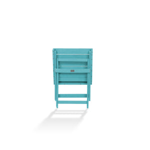 English Elm Seaview Recycled Hdpe Outdoor Folding Side Table Uv Resistant Patio Deck Use Turquoise B2745P409718