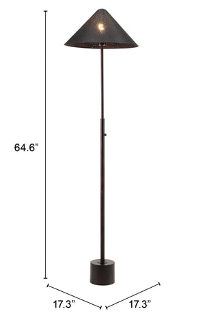 Cardo Floor Lamp Bronze 56142 Zuo Modern