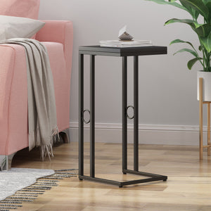 Christopher Knight Home® - Noble House - End Table( Mdf+Metal-Black-66795.00)