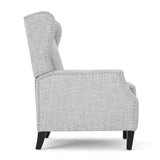 Christopher Knight Home® - Noble House - Wescott Contemporary Fabric Wingback Pushback Recliner