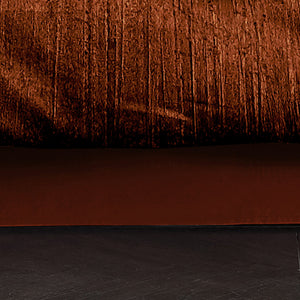 English Elm Turin Plush Crinkle Velvet 2-Piece Comforter Set Twin with Brushed Polyester Backing and Sham () Spice B340P341989