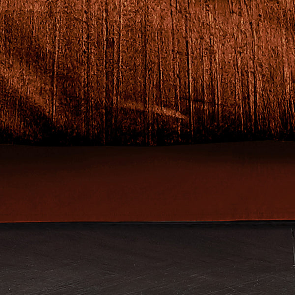 English Elm Turin Plush Crinkle Velvet 2-Piece Comforter Set Twin with Brushed Polyester Backing and Sham () Spice B340P341989