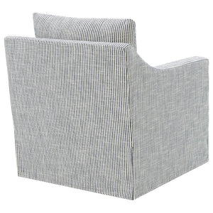 English Elm Merced Swivel Accent Chair Plush Foam Seat Soft Grey Fabric for Living Room B062P451981