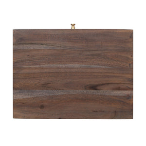 English Elm Christopher Knight Home® - END C-Shape End Table with Drawer in Dark Brown Acacia Wood & Gold Metal Legs — Rustic Glam Accent (97) 68743.00