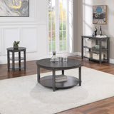 OSP Home Furnishings Lane Console Table Slate Grey