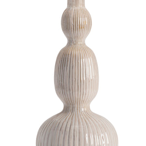 Crestview Collection Solano Table Lamp – Sculptural Triple-gourd Design With Glossy Finish, Crystal Base & 3-way Lighting   Cvap2356