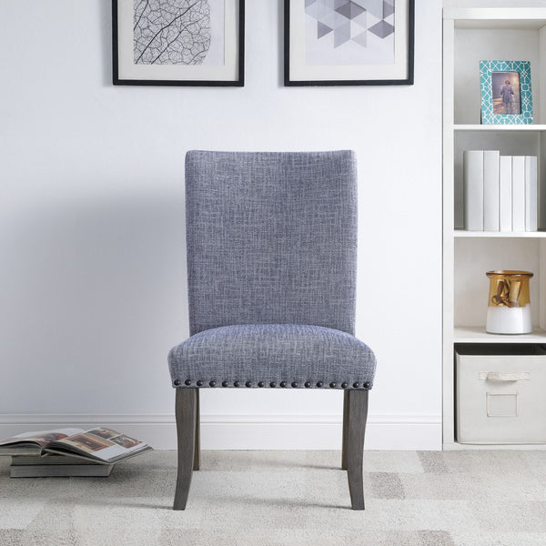 OSP Home Furnishings Hamilton Dining Chair  - Set of 2 Navy