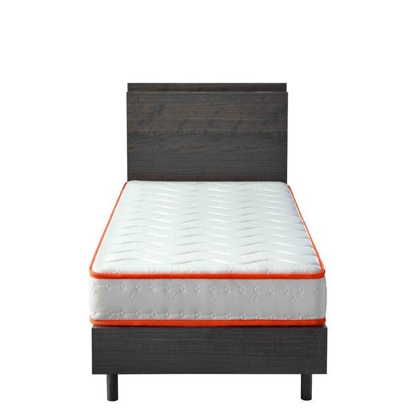 English Elm Twin Hybrid Pocket Coil Foam Mattress Medium Soft Sleep for Bunks and Guest Beds W3203P373888