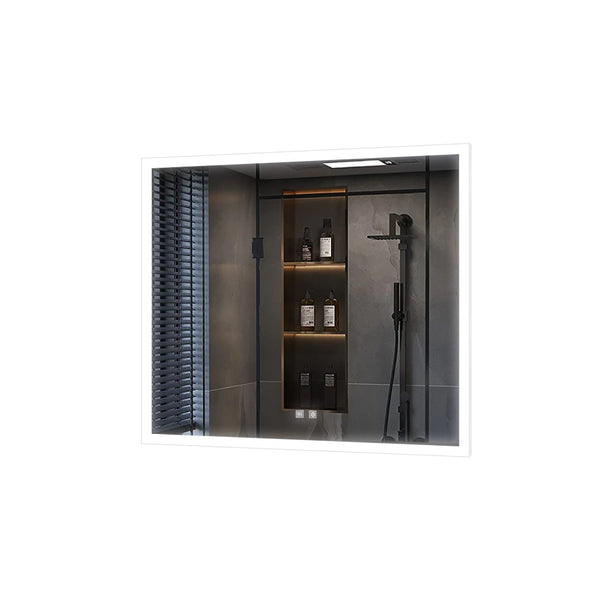 English Elm Aurorium Frameless Led Vanity Mirror with Defogger and Touchscreen for Modern Bathrooms B2731P478346