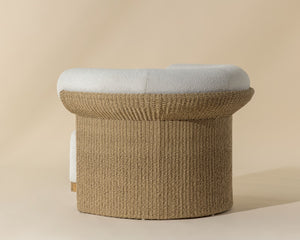 Asos Lounge Chair - Natural, Louis Cream 111558  Sunpan