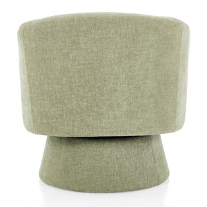 English Elm Christopher Knight Home® - Contemporary Boucle 360° Swivel Barrel Chair with 330lb Capacity, Plush Textured Accent Seat for Living Room Green N765P292093N