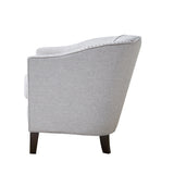 Madison Park Fremont Modern/Contemporary Barrel Arm Chair FPF18-0493 Cream