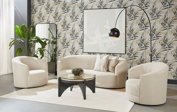 Sunpan Breaking Barriers Contemporary Wall Art - Hand-Painted Monochrome Design in Black Floater Frame