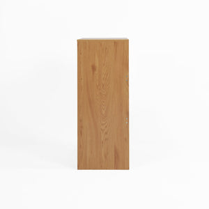 English Elm Shoe Cabinet 4-Tier Shoe Rack with Drawer and Adjustable Shelves — Slim Freestanding Storage for Entryway Natural W409P195061