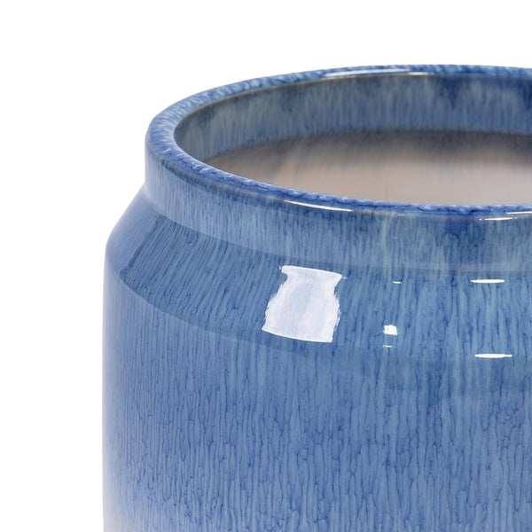 English Elm Set Of 2 Gradient Ceramic Flowerpots - Stylish Modern Planters For Garden, Patio & Indoor Decor W3273P322300-GIGA