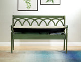 OSP Home Furnishings Coventry Storage Bench Sage