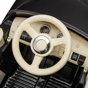 English Elm 12v Chevrolet 3100 Licensed Vintage Pickup Ride on Truck with Led Lights and Parent Remote Black W1578P214177