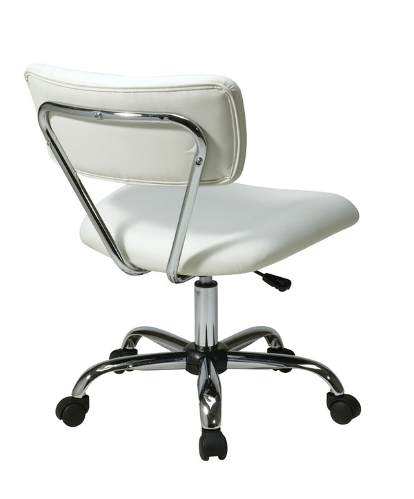OSP Home Furnishings Vista Task Office Chair White