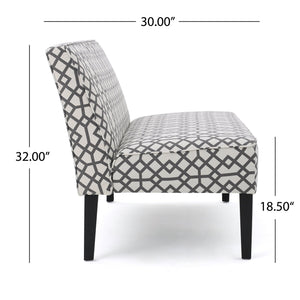 English Elm Christopher Knight Home® - Loveseat - Stylish Grey Fabric Sofa With Geometric Design, Birch Frame, Perfect For Modern Spaces 57659.00GGMT