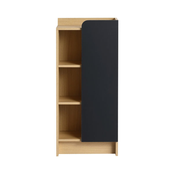 English Elm 16" Slim Wall Mounted Bathroom Cabinet Plywood Open Shelves Scandinavian Storage W3450P440622
