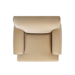 English Elm Alana Barrel Accent Chair in Performance Velvet with Rolling Casters for Living Room B2719P238307