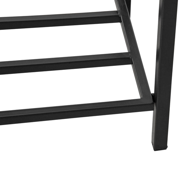 English Elm Outsunny Stylish Raised Garden Bed With Rattan Wicker Look, Tool Shelf & Portable Design For Easy Gardening W2225P200541-GIGA