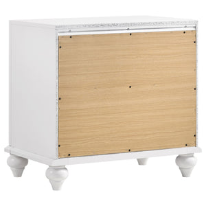English Elm Randall White 5-Piece Queen Bedroom Set – Glamorous, Elegant Design With Ample Storage Solutions B062S01292-GIGA