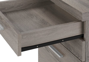 English Elm File Cabinet Mobile Rolling Storage with Smooth Glaze, Locking Casters & Legal Letter Drawers—Contemporary Appeal taupe 26 L x 21 W x 9 H B2710P219596