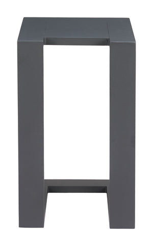 Zuo Modern Tudi Side Table Black - Modern Aluminum Design, Stylish Companion For Living Room & Bedroom Decor Black Aluminum 704136-zuo-modern