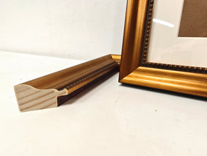 English Elm 18x24 Solid Wood Picture Frame with Replaceable Canvas, Acrylic Glass, Sturdy Backboard for Elegant Wall Decor Gold T3976P383244