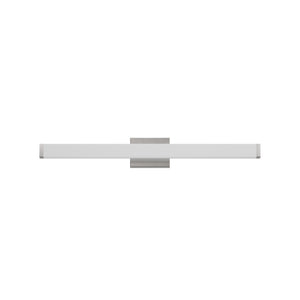 English Elm Bathroom Vanity Light - Modern Brushed Nickel 33" Led Wall Bar Fixture For Bright 6000K Illumination W2312P374954