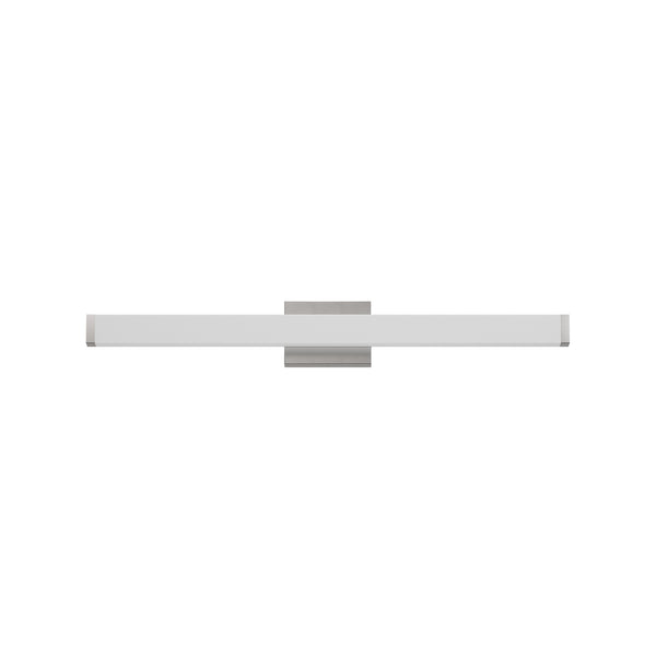 English Elm Bathroom Vanity Light - Modern Brushed Nickel 33" Led Wall Bar Fixture For Bright 6000K Illumination W2312P374954