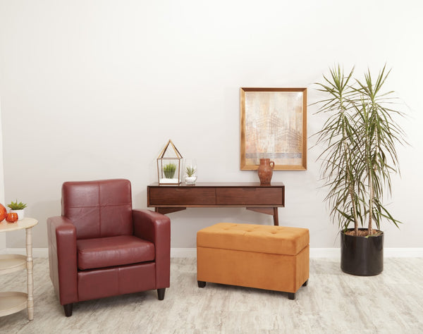 OSP Home Furnishings Venus Club Chair Crimson