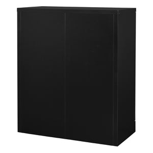 OSP Home Furnishings 42" Locking Office Storage Cabinet with Adjustable Shelves for Organized Workspaces ST423618-B