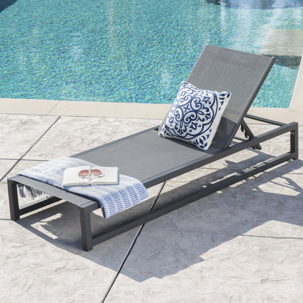 English Elm Christopher Knight Home® - Venice Chaise Lounge Set - Modern Outdoor Recliner With Adjustable Positions For Ultimate Comfort 61698.00BGRY