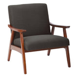 OSP Home Furnishings Davis Chair Klein Charcoal