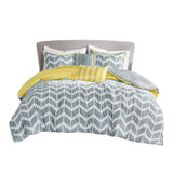 Intelligent Design Nadia Modern/Contemporary Comforter Set ID10-013 Yellow