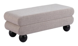 Davao Bench Gray 109980 Zuo Modern