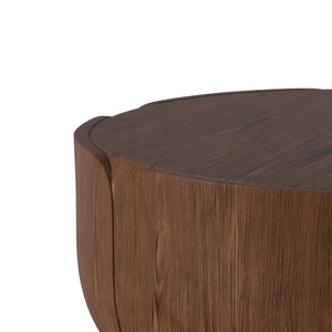 English Elm 35.43" Square Mgo Cement Coffee Table Weatherproof Indoor Outdoor Low Profile Modern Brown W757P387416