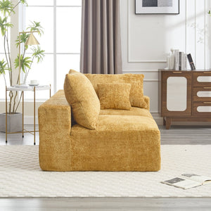 English Elm United Versatile Chenille Two-Person Sofa For Lounging, Napping & Home Office - Soft, Durable Comfort W1568P222619-GIGA