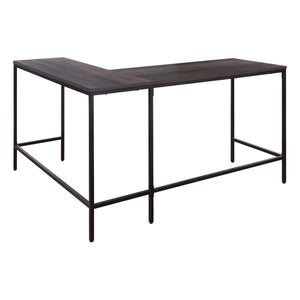 OSP Home Furnishings Contempo L-shaped Desk Ozark Ash