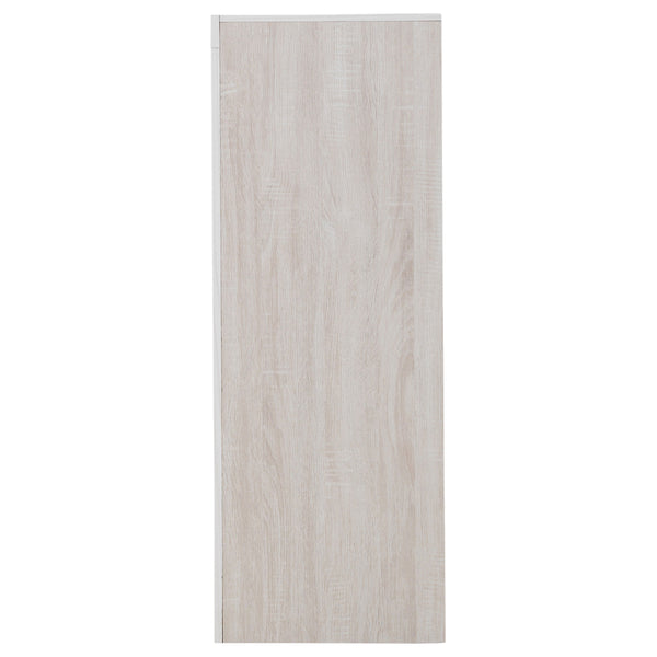 English Elm Geary Coastal White 4-Drawer Chest Dresser — Airy Coastal Finish, Spacious Storage, Classic Pull Handles B062P331059