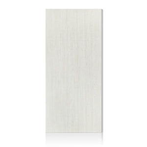 English Elm 36 in Flush Interior Door Slab White Melamine Hollow Core Composite Modern Finish B2763P486368