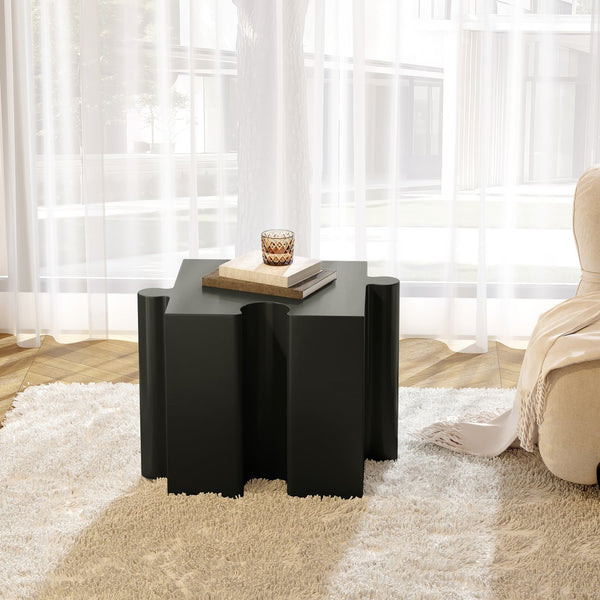 English Elm Christopher Knight Home® - Puzzle Art Side Table - Modular Black Mgo Design For Custom Indoor & Outdoor Arrangements, Weatherproof N770P347932B