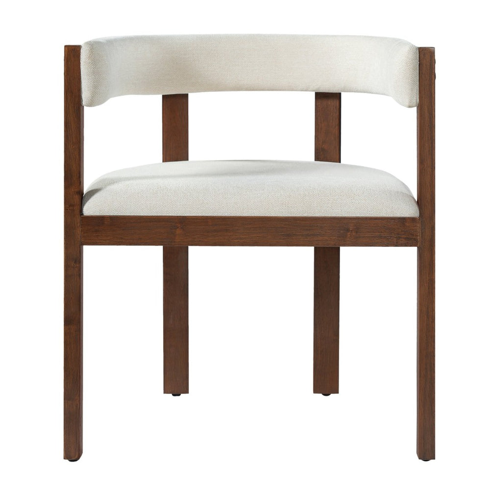English Elm Bar Stools Set of 2 Rubberwood Barrel Back Counter Height Kitchen Island Seating Beige N771P375072D