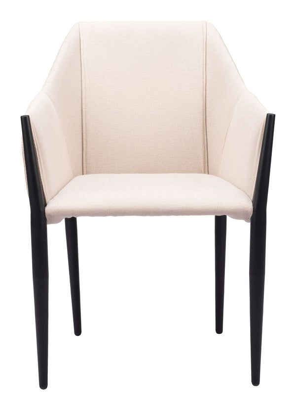 Andover Dining Chair - Set of 2 Beige 110168 Zuo Modern