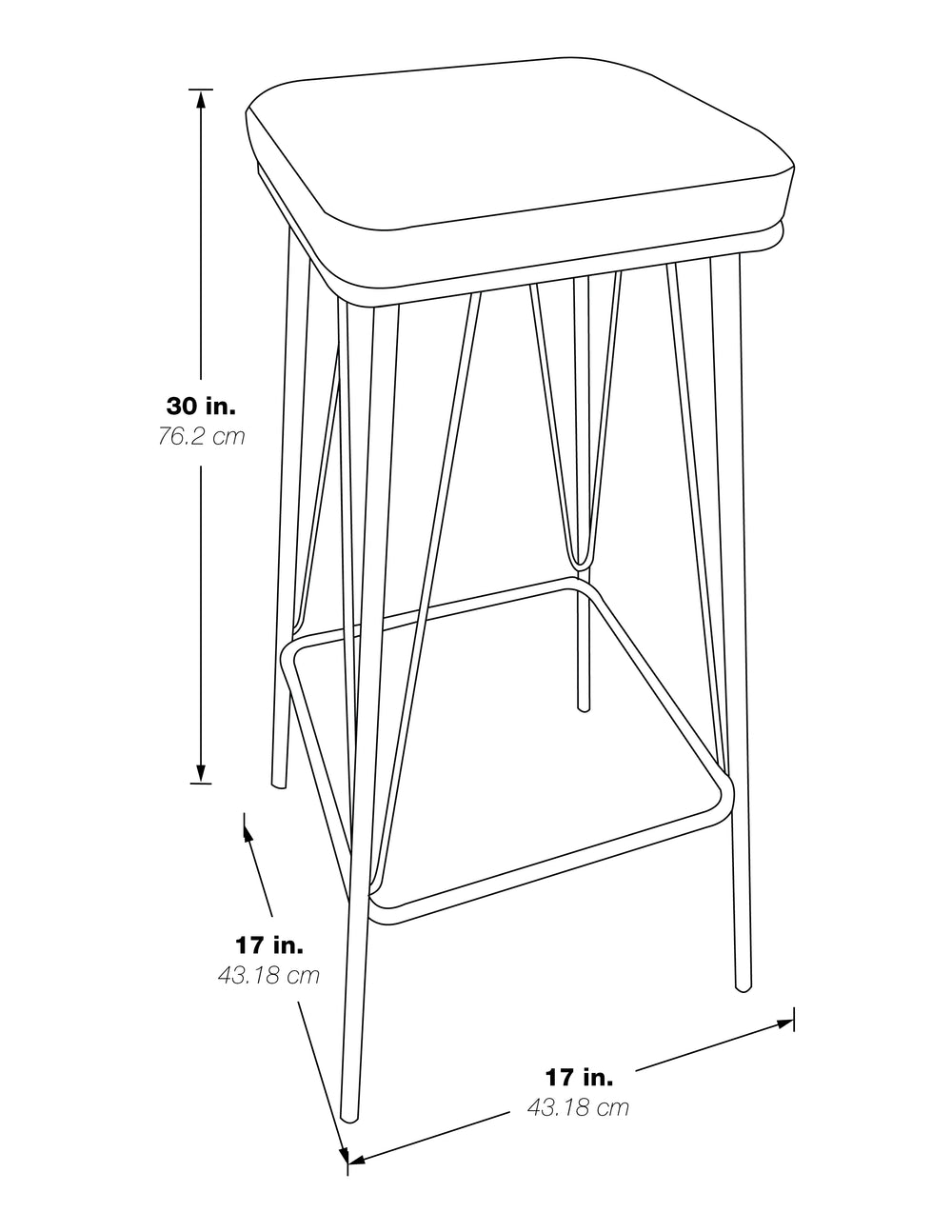 OSP Home Furnishings Mayson 30" Barstool Sand