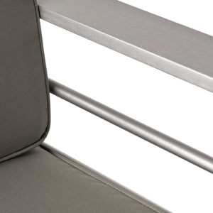 English Elm Cape Coral Outdoor Aluminum Club Chair with Thick Cushion for Patio Poolside Use N775P361606S