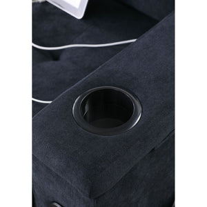 English Elm Woven Reversible Sleeper Sectional Sofa With Storage Chaise & Usb Ports For Modern Living Rooms B016S00041-GIGA