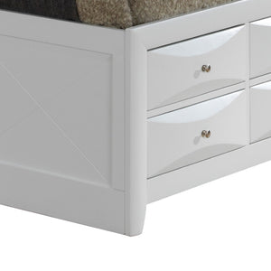 English Elm Stylish White Twin Storage Bed - Modern Design With Practical Drawers For Small Spaces & Kids' Rooms B078S00212-GIGA